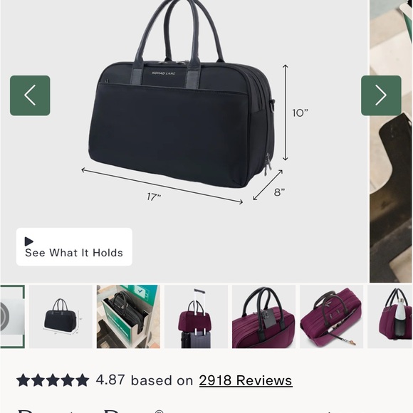 NWOT Nomad Lane Bento Bag - Venetian Violet - Picture 8 of 16